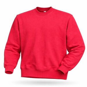 Vintage 80s BVD Adult Unisex Red Mock Crewneck Athletic Made In USA Sz L​